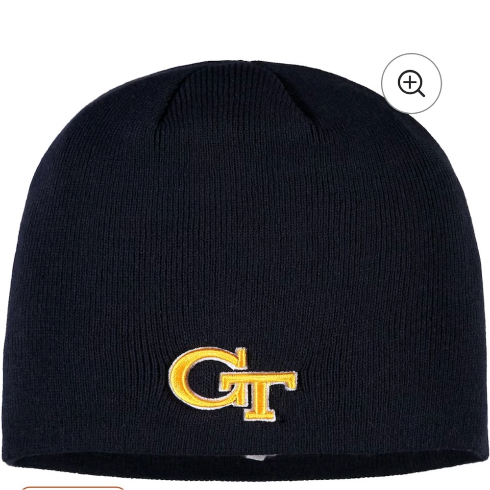 GT black Beanie with Yellow Logo